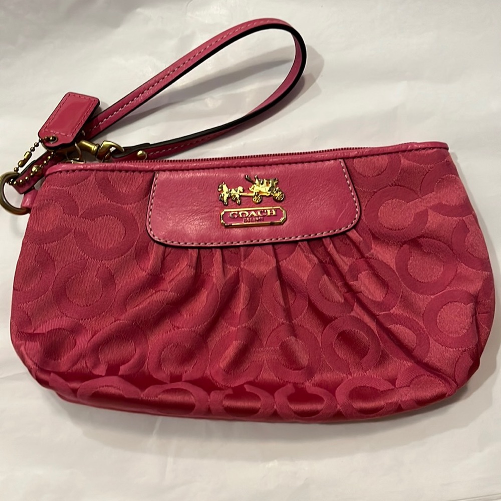 Coach opart wristlet